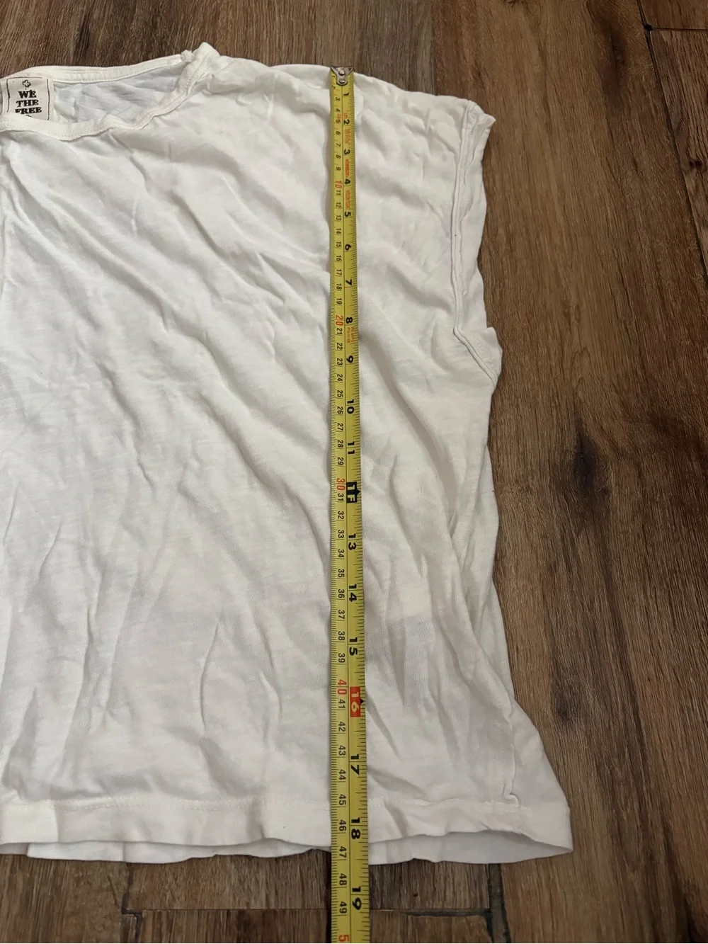 Free People Cotton Slub Boxy Tee Women’s S White Boho Bohemian Coastal Cowgirl